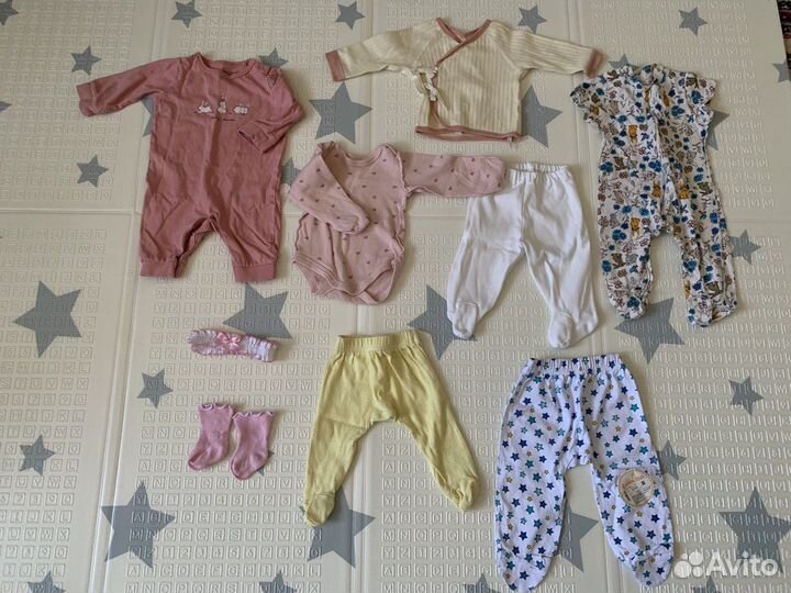 Детские вещи на девочку пакетом 56 62