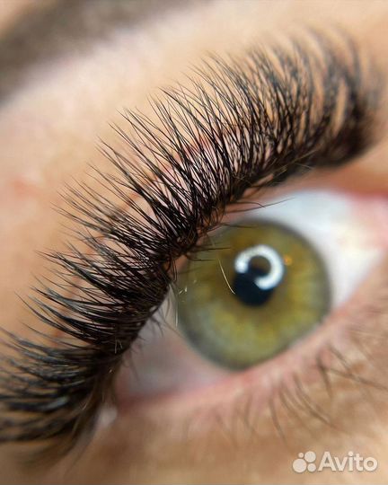 Наращивание ресниц в студии с гарантией 7 дней