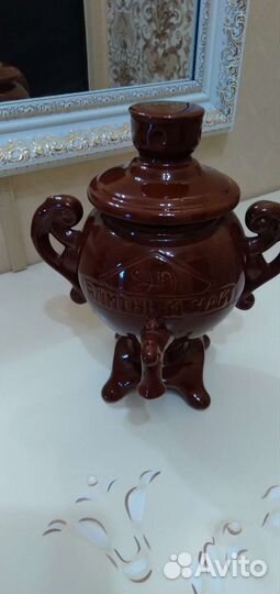 Самовар керамический декоративный