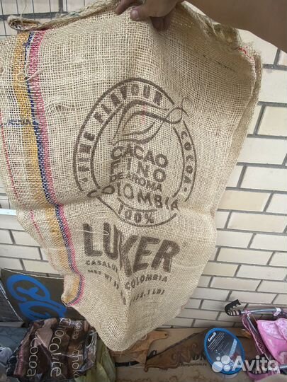 Мешки от Какао Бобов Luker columbia