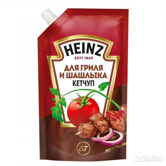 Опт - Кетчуп heinz Томатный для гриля и шашлыка