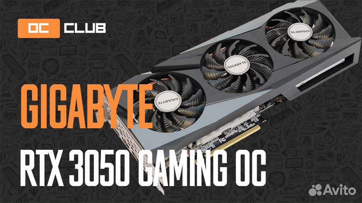 Видеокарта GeForce RTX 3050 Dual OC