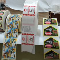 Печать наклеек стикеров этикеток