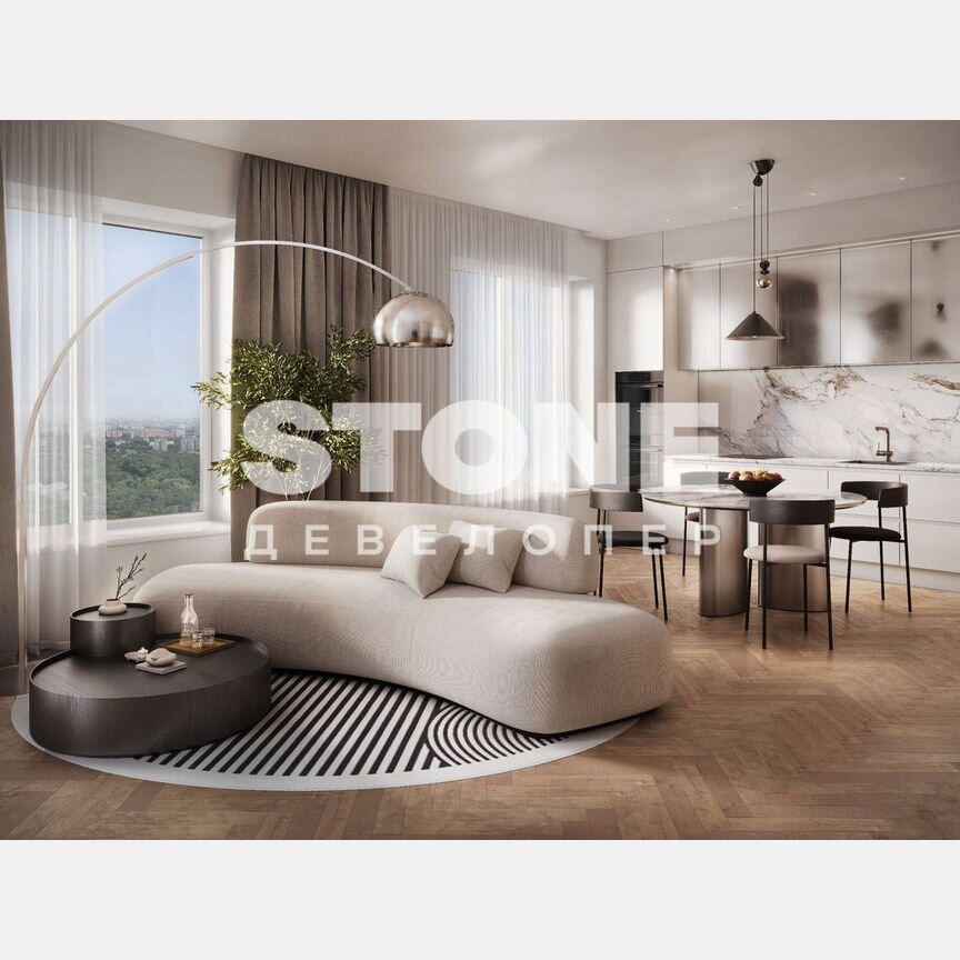 3-к. квартира, 70,2 м², 18/28 эт.