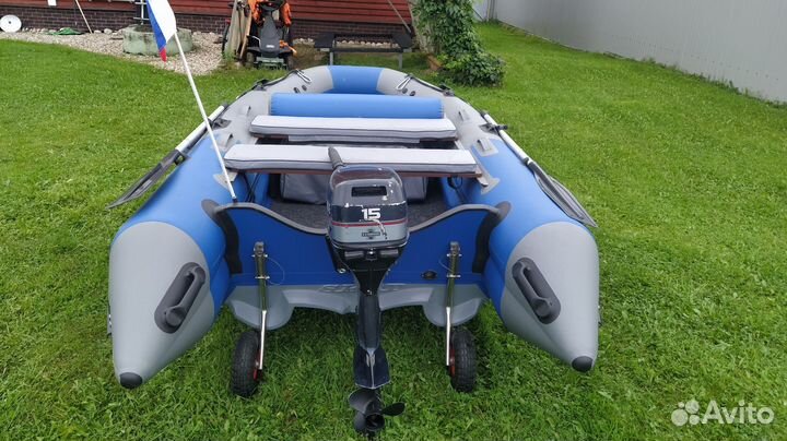 Лодка skat triton 370 с мотором