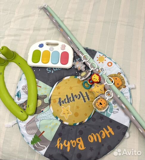 Развивающий коврик с пианино