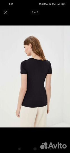 Футболка женская с квадратным вырезом