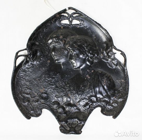 Блюдо Девушки, Кусинский завод, чугун, до 1917 год