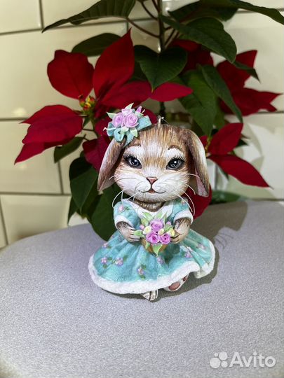 Ватные елочные игрушки