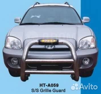 Передняя защита бампера Hyundai Tuscon JM, G4GC