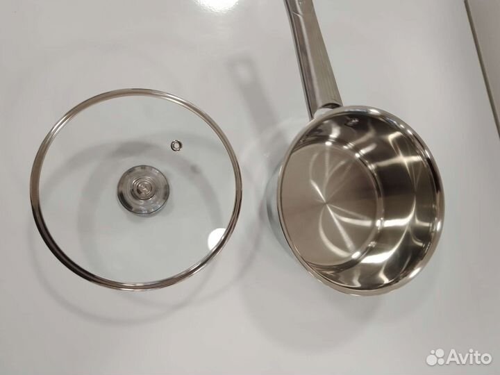 Кастрюли tefal нержавейка новые