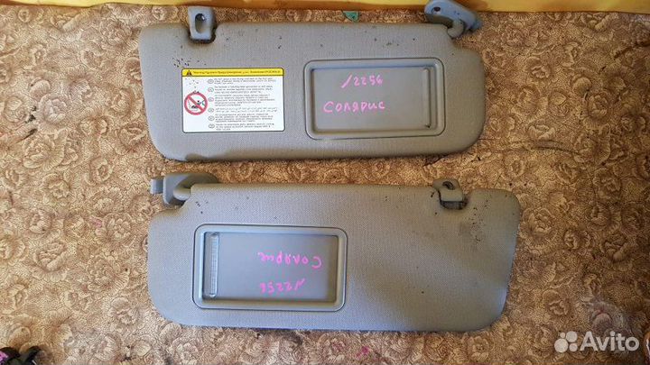 Козырек солнцезащитный Hyundai Solaris 1.4 2012