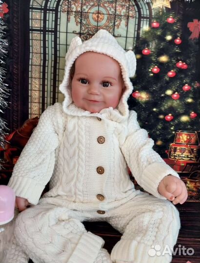 Кукла реборн Юленька, 60-65 см