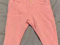 Детские штаны zara 74 розовые для девочки брюки
