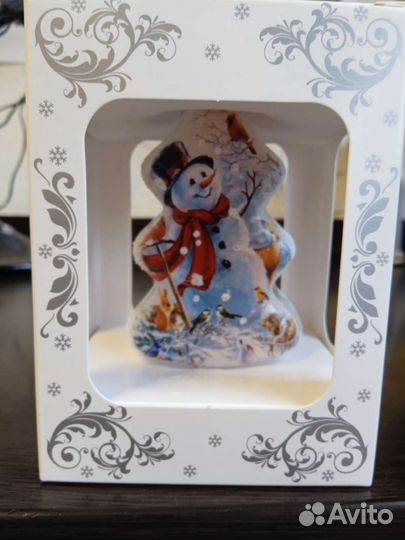 Елочная игрушка. Снеговик