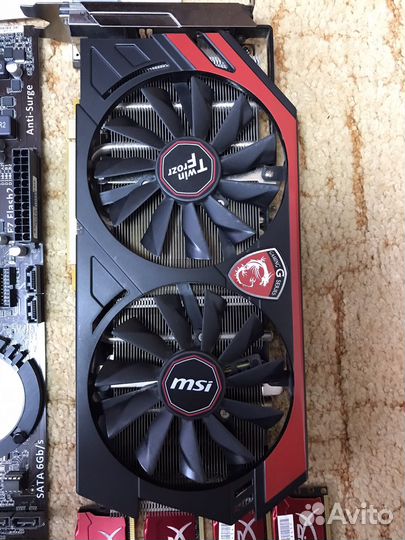 Плата в сборе,процесор,кулер,видеокарта,память