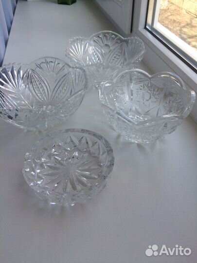 Посуда из хрусталя СССР