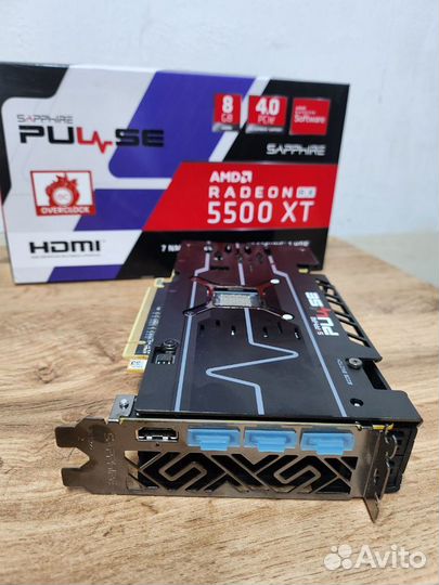 Видеокарта sapphire rx 5500xt 8gb