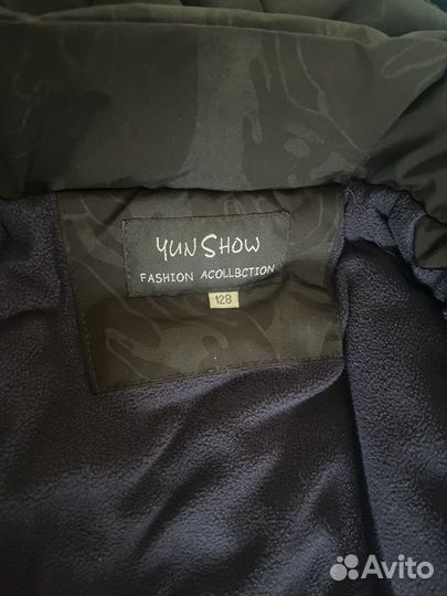 Куртка зимняя для мальчика 128