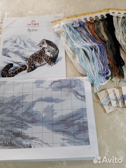 Остатки от наборов для вышивания