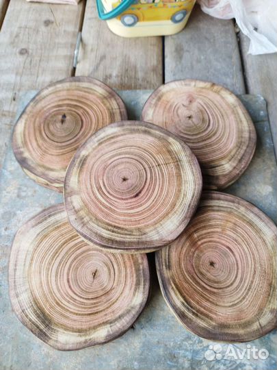 Деревянная Разделочная доска + подставки