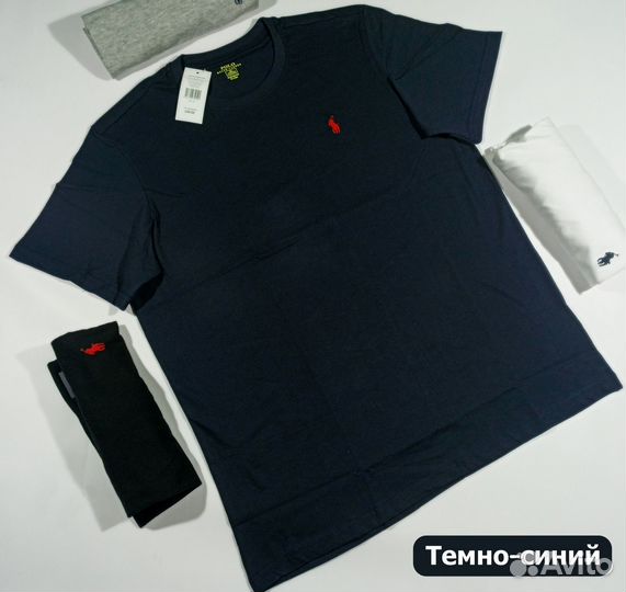 Футболка Polo Ralph Lauren LUX 4 цвета 2024