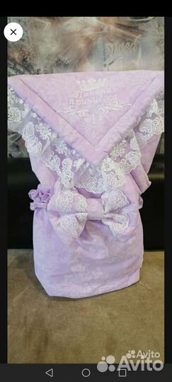 Конверт на выписку для девочки весна