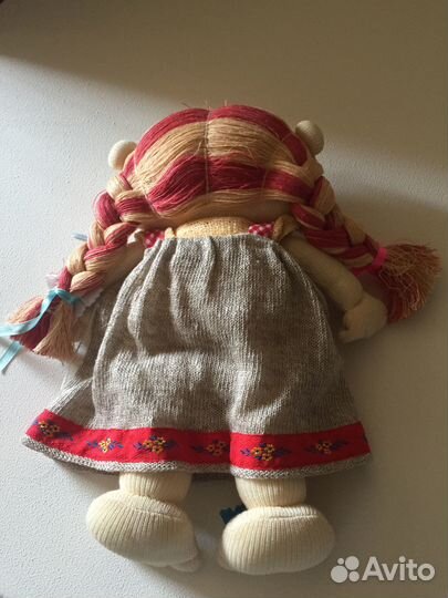 Кукла русский стиль ткань 28см