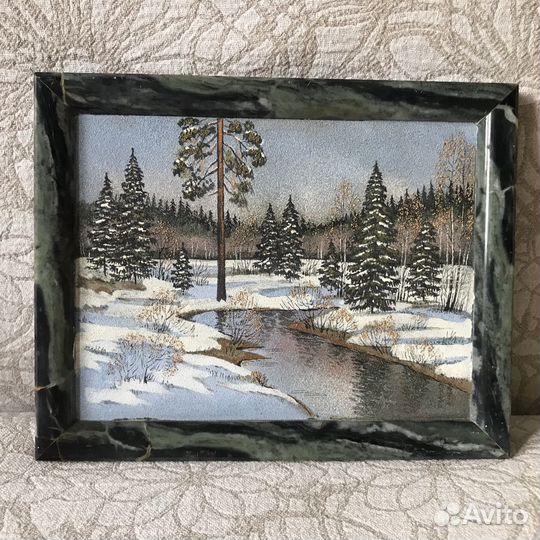 Картина из натуральных камней