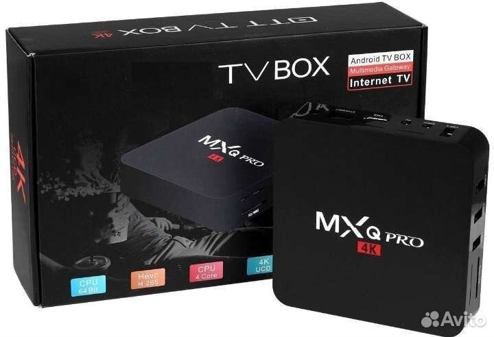 Приставка смарт MX PRO Q 4K TV BOX