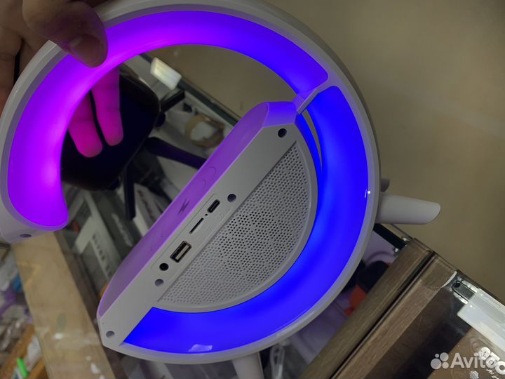 Беспроводной заряд RGB ночник и Bluetooth оптом