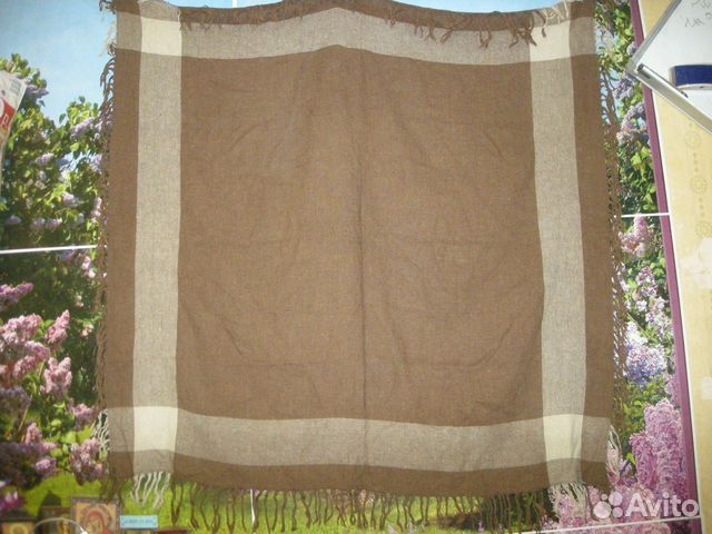 Шаль козловая старинная козликовая платок