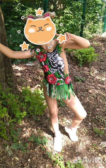 Купальник для художественной гимнастики р. 122-134