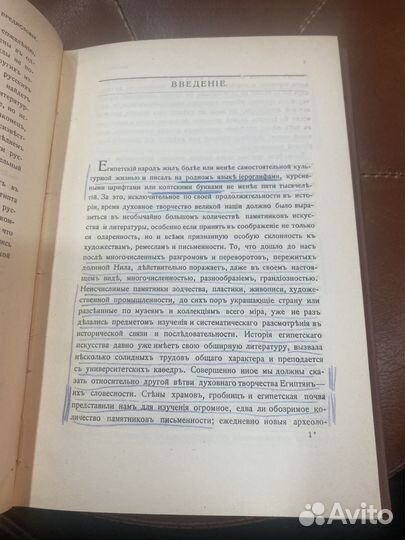 Египетская литература. Том 1 1920г