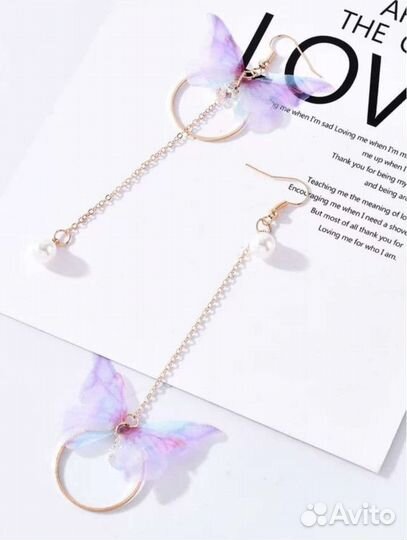 Ассиметричные серьги