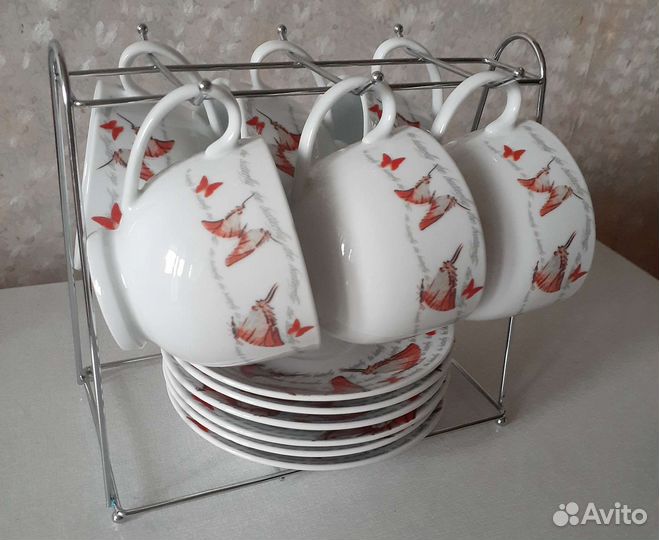 Сервиз чайный на подставке. Polystar Collection