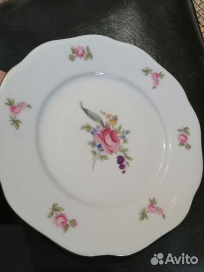 Тарелка мейсенский букет