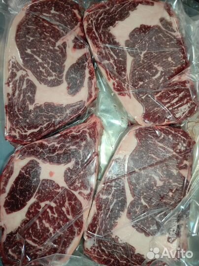 Мраморный Стейк Рибай, говядина с фермы