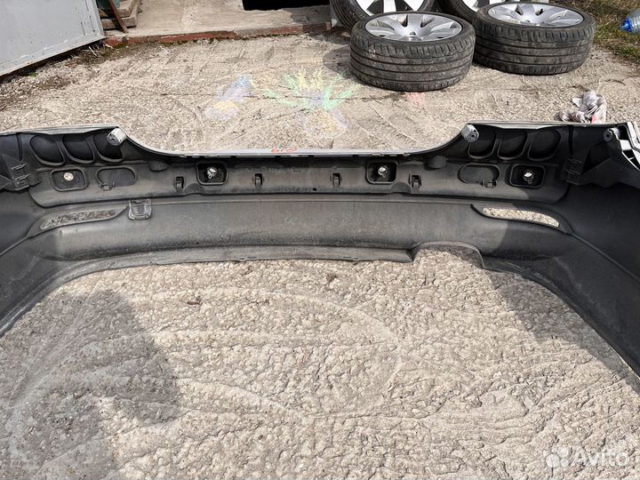 Бампер задний BMW e60 Оригинал, под парктроники