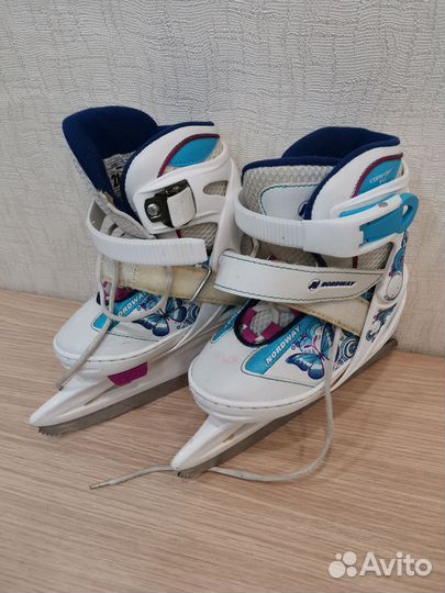 Коньки детские раздвижные 26