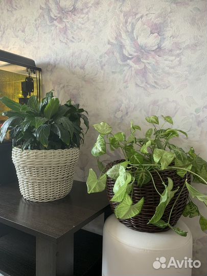 Кашпо из искусственного ротанга 12 л