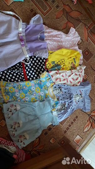 Детские вещи пакетом для девочек 3-4 года