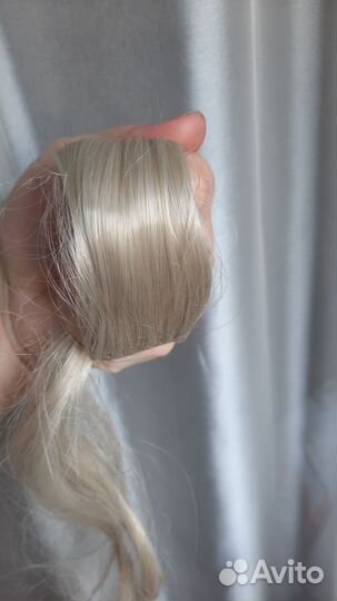 Накладные волосы на заколках