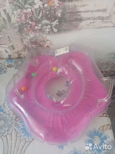 Круг на шею для купания, спасательный круг