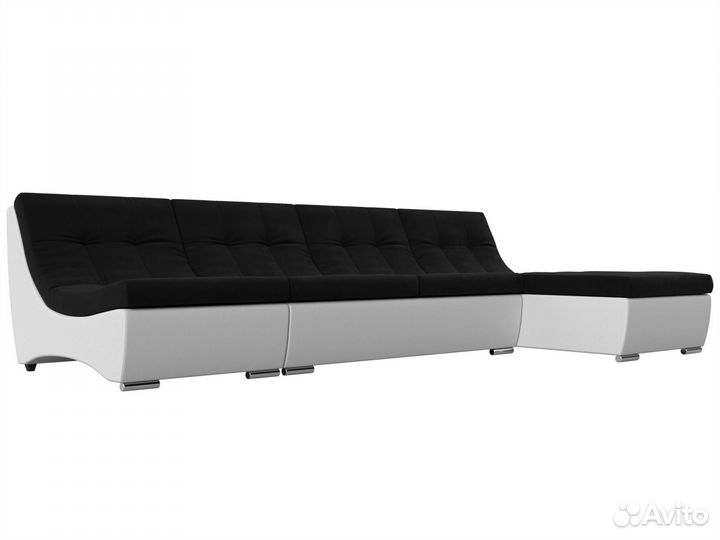 Угловой модульный диван Монреаль, Микровельвет, Мо