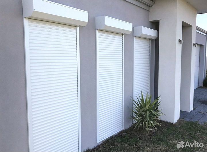 Рольставни на окна наружные