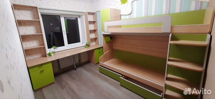 Кровать чердак двухъярусная