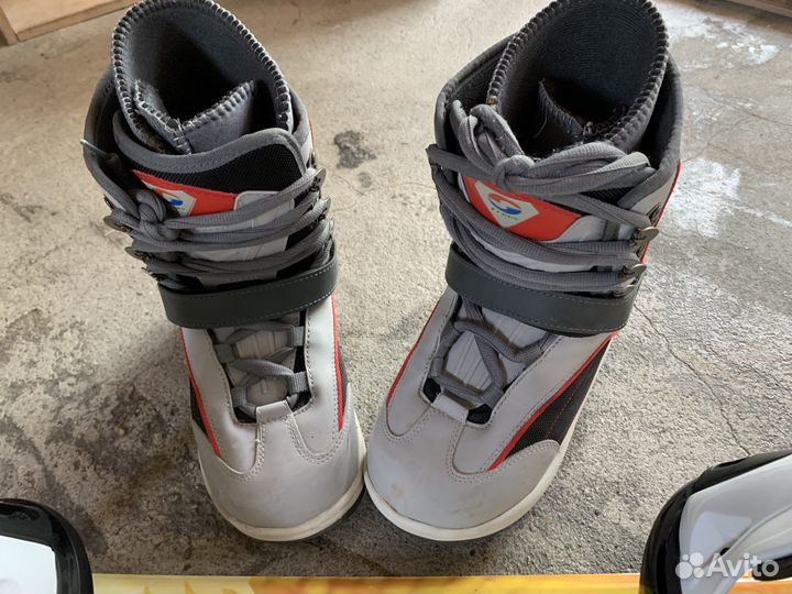 Сноуборд 135 кембер комплект