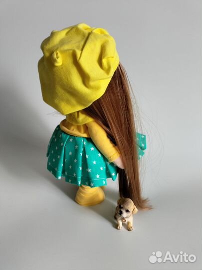 Интерьерная текстильная кукла ручной работы