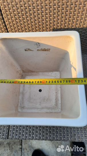 Керамический горшок б/у